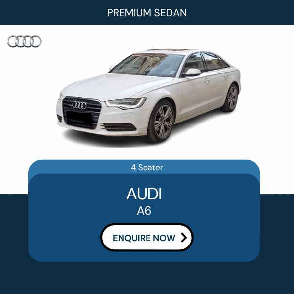 Hire Audi A6 in Lucknow