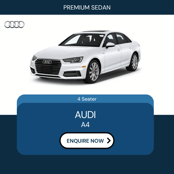 Hire Audi A4 in Lucknow