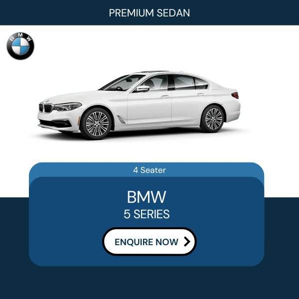Hire BMW 5 Series in Lucknow