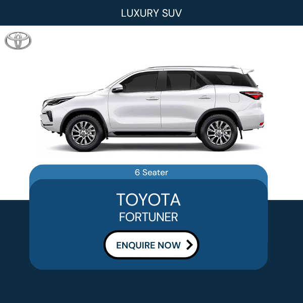 Hire Toyota Fortuner in Lucknow