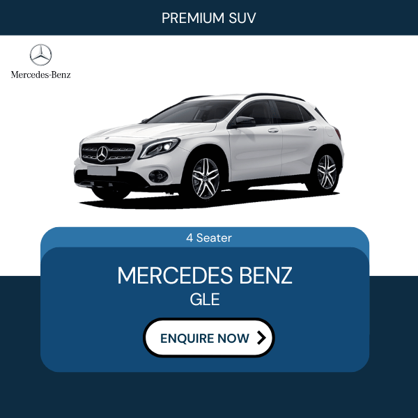 Hire Mercedes GLE in Lucknow
