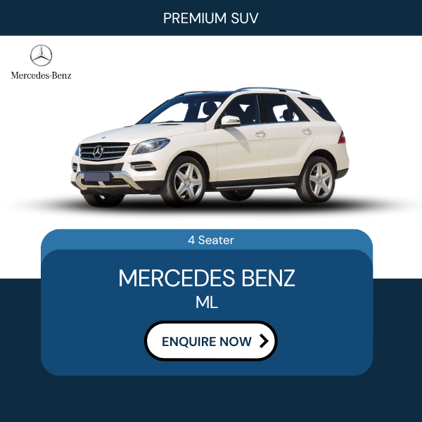 Hire Mercedes ML in Lucknow