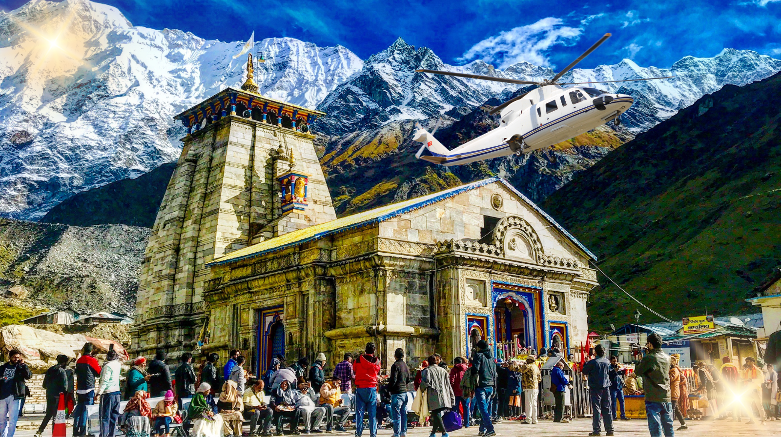 Do Dham Yatra By Helicopter