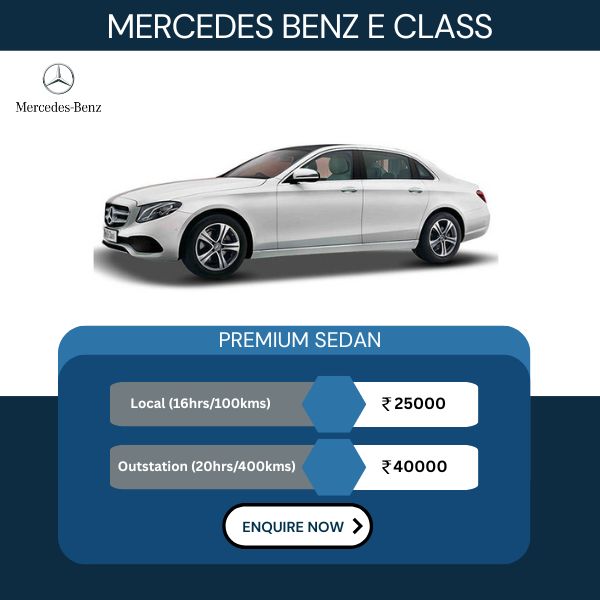 Hire Mercedes E Class for Wedding