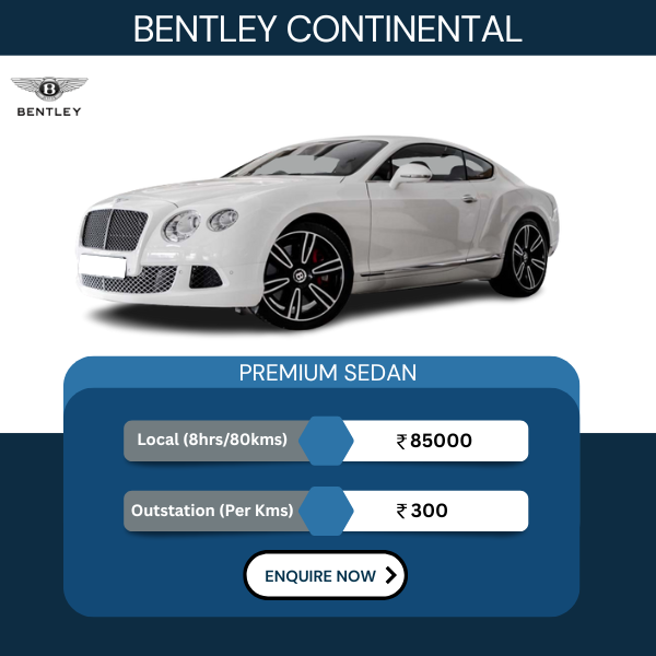 Hire Bently in Lucknow