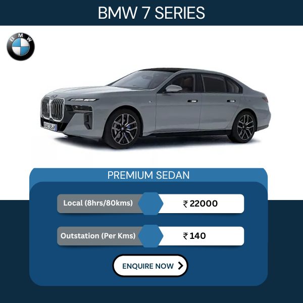 Hire BMW 7 Series in Lucknow