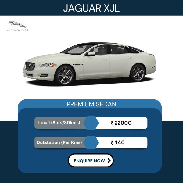 Hire Jaguar XJL in Lucknow