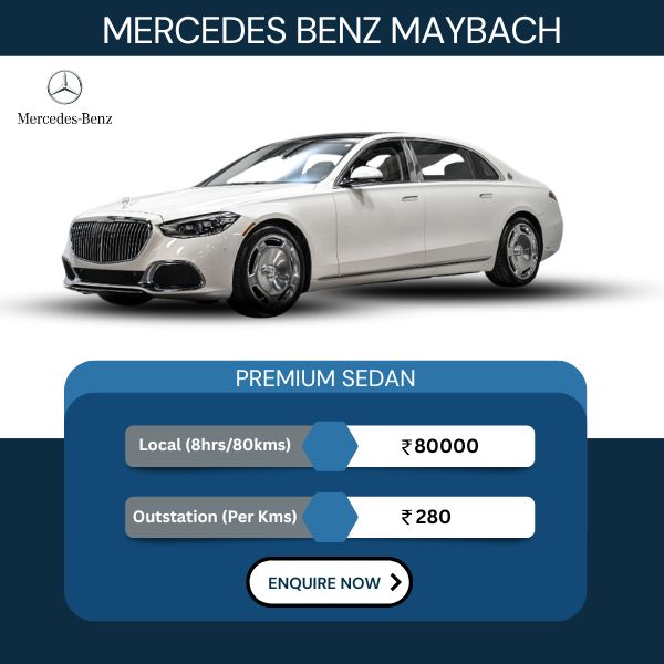 Hire Mercedes Maybach in Delhi