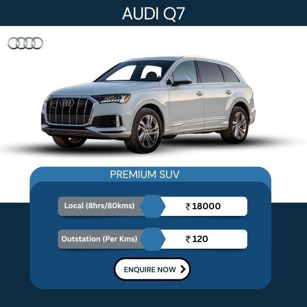 Hire Audi Q7 in Delhi