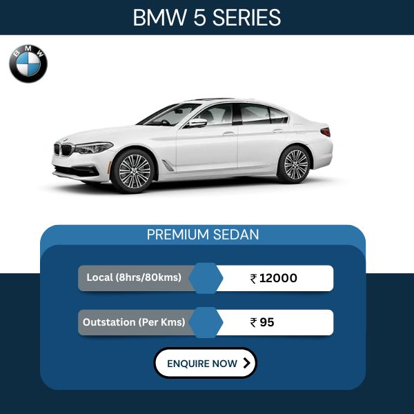 Hire BMW 5 Series in Delhi