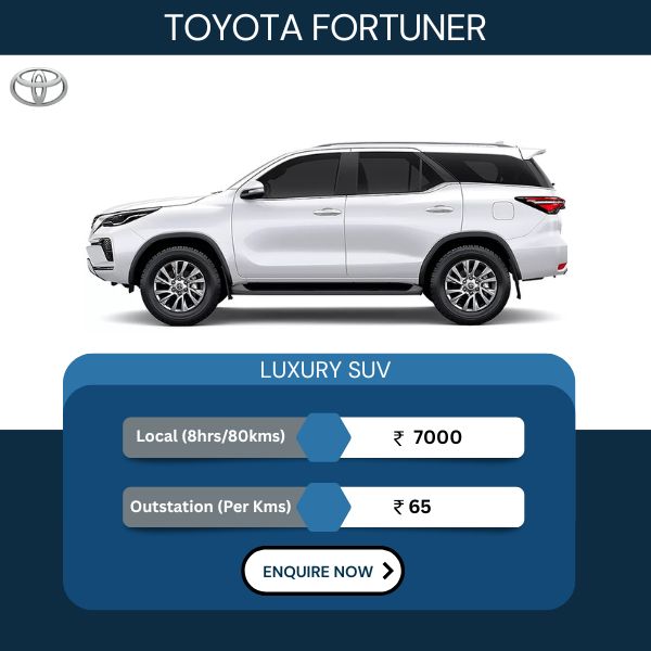 Hire Fortuner in Delhi