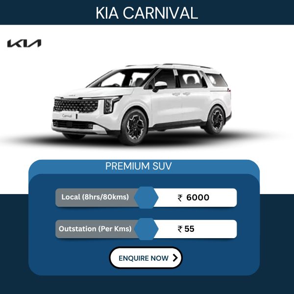 Hire Kia Carnival in Delhi