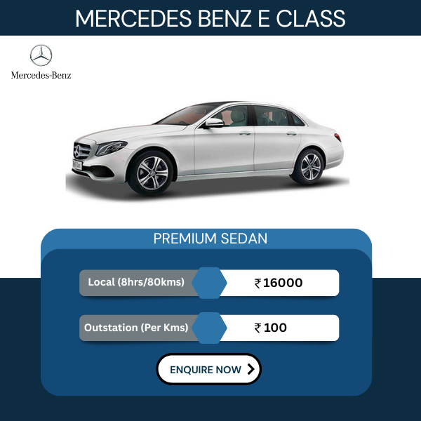 Hire Mercedes E Class in Lucknow
