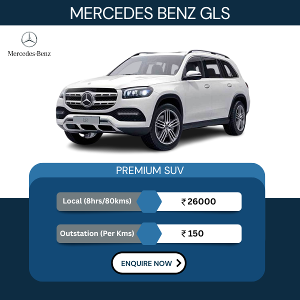 Hire Mercedes GLS in Lucknow