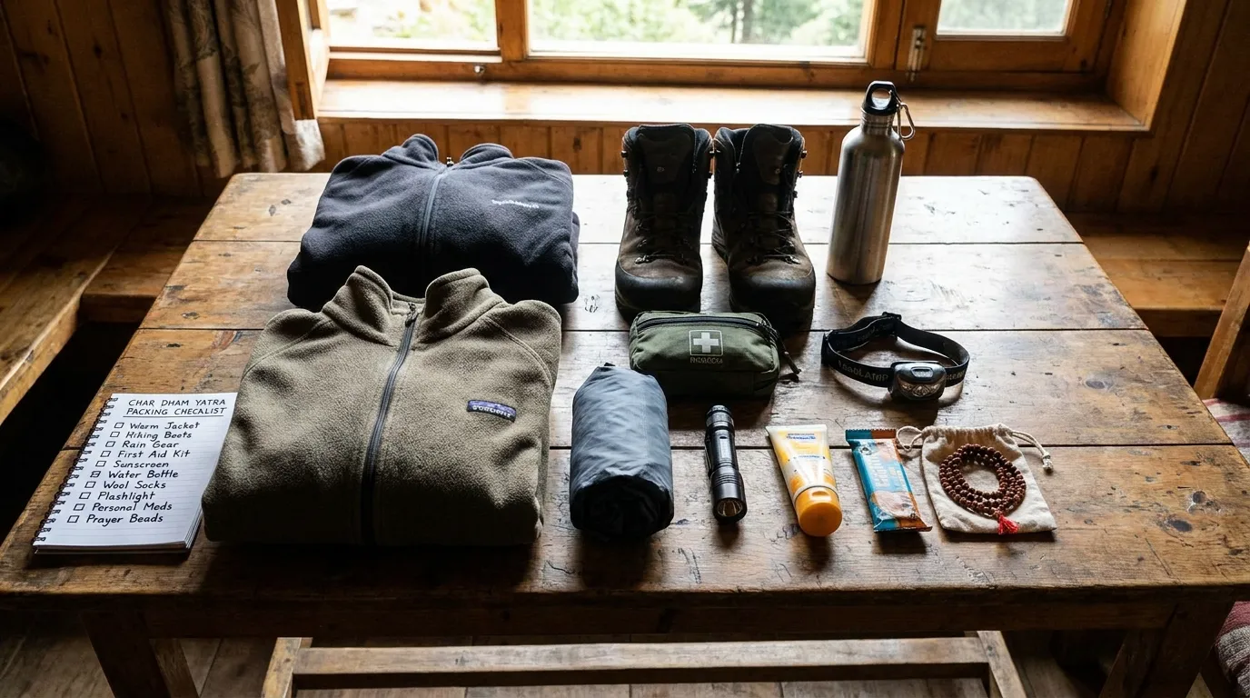 Char Dham Yatra Packing Checklist